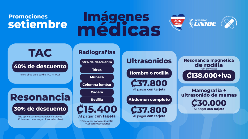 Precios especiales en imágenes médicas