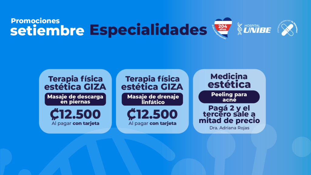 Precios especiales en especialidades