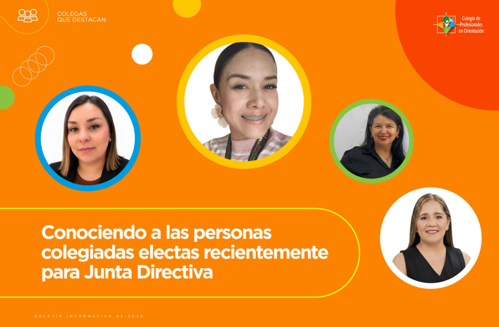 Conociendo a las personas colegiadas electas recientemente para Junta Directiva